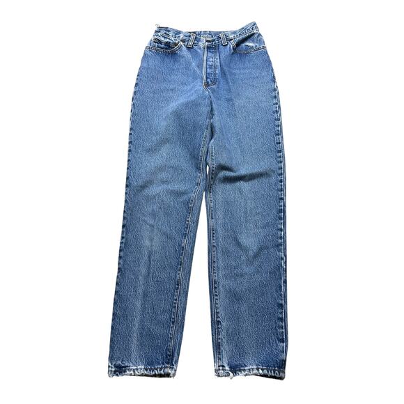 Vintage Levi’s 501 Jeans Women’s Size 9 USA Button Fly 90s Distressed Hem 25x28 - Picture 1 of 16